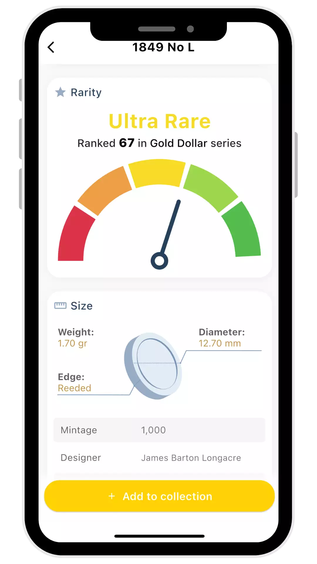 Coin Scanner App Screenshot
