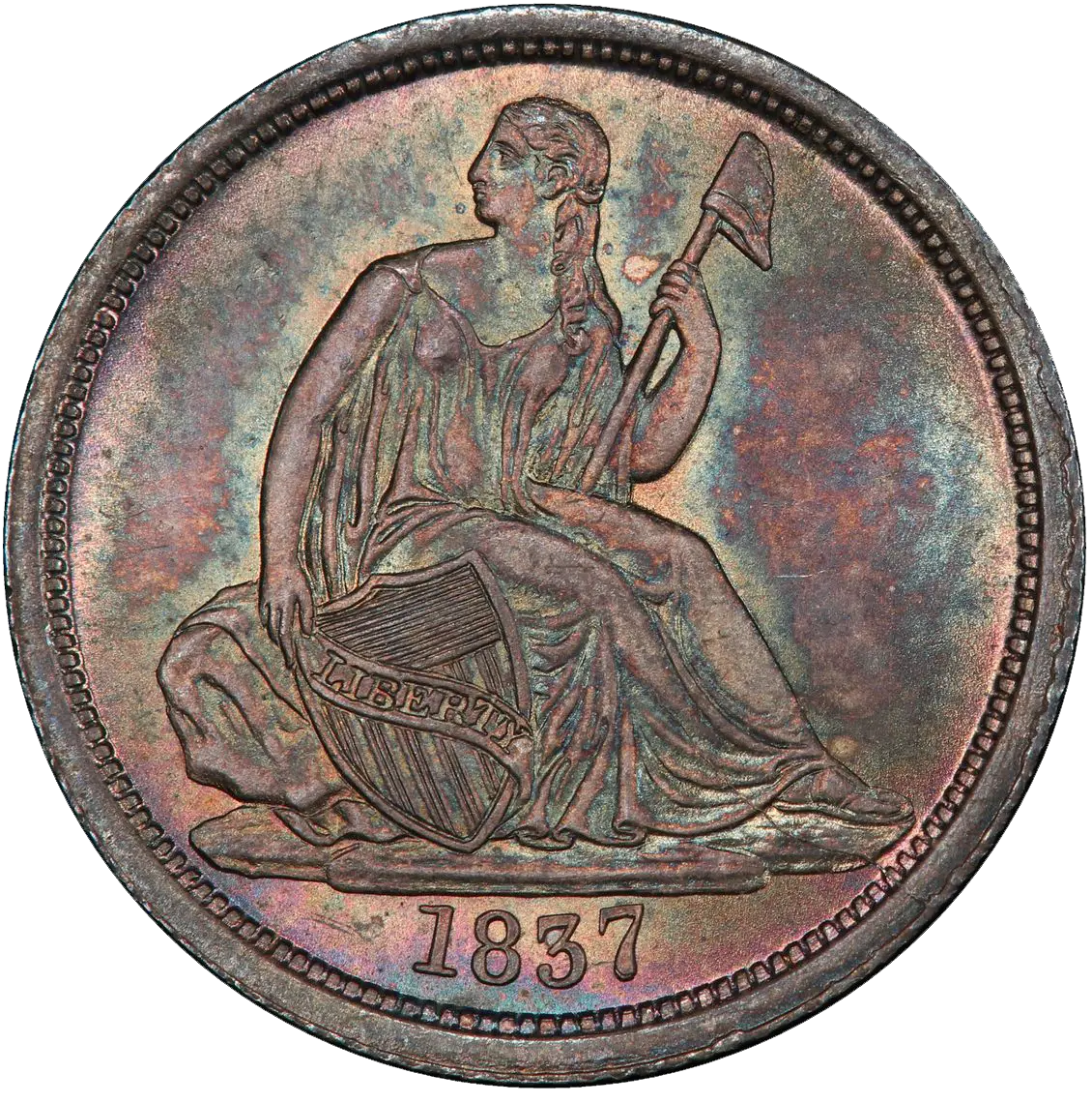 Liberty Seated Dime Value Chart by Year