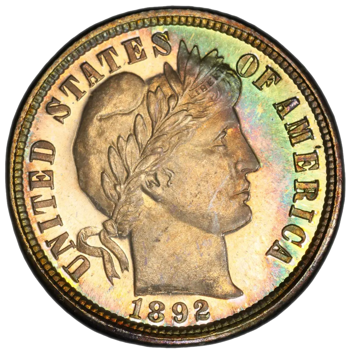Barber Dime Value Chart by Year