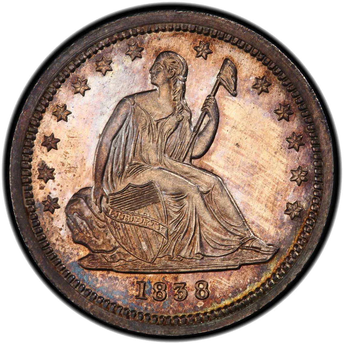 Liberty Seated Quarter Value Chart by Year
